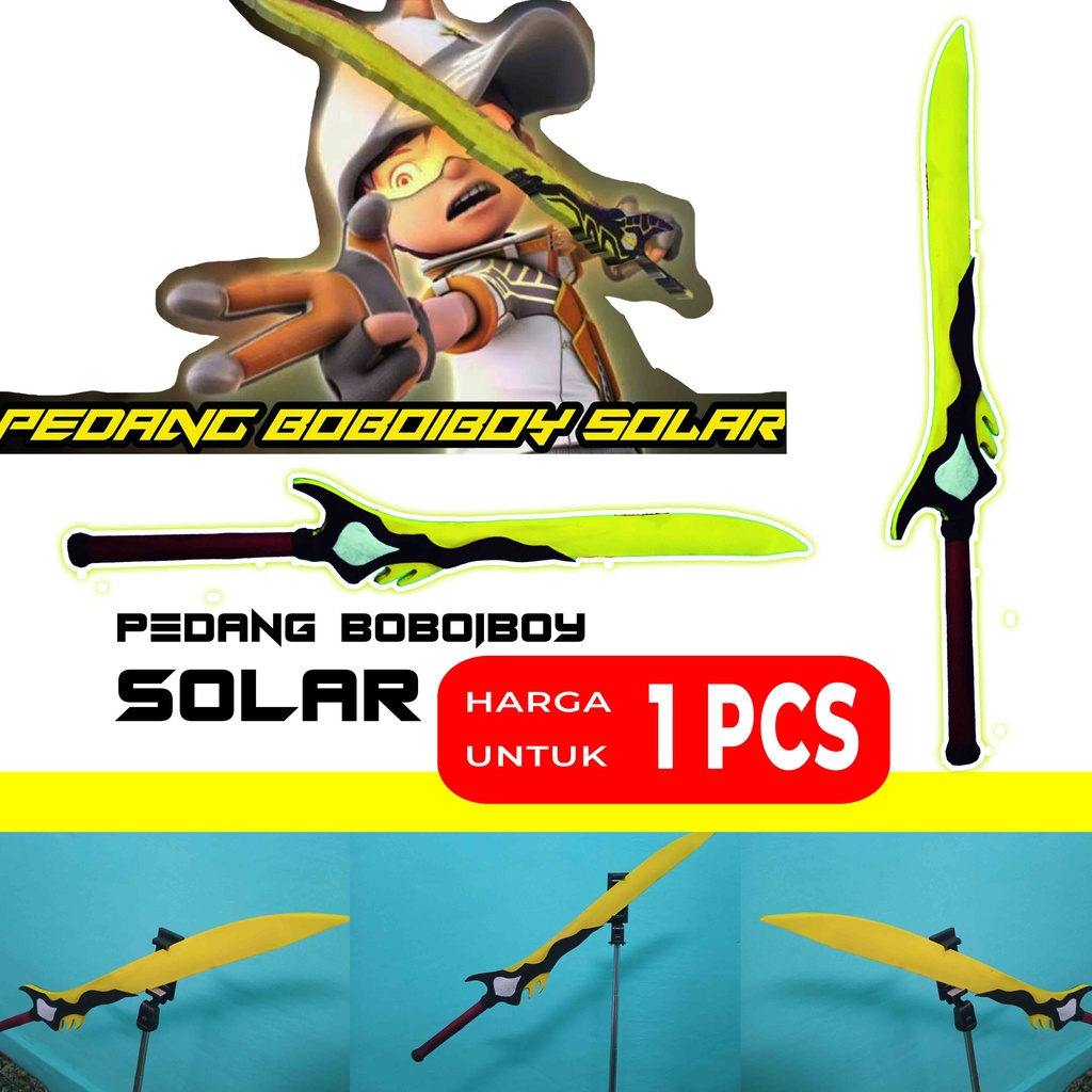 PEDANG BOBOIBOY SOLAR BISA COD AMAN DIMAINKAN