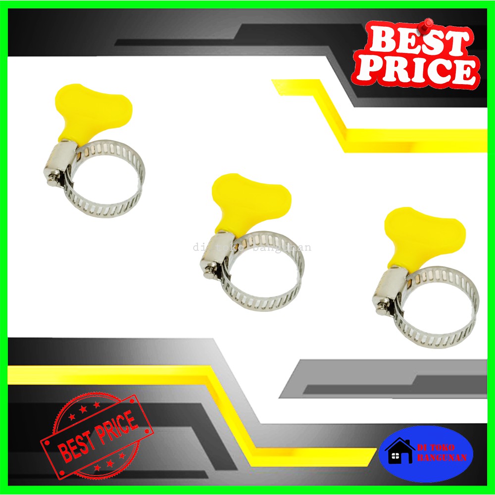 Klem Ring Selang Model Kuping 5/8 - 2 Inch