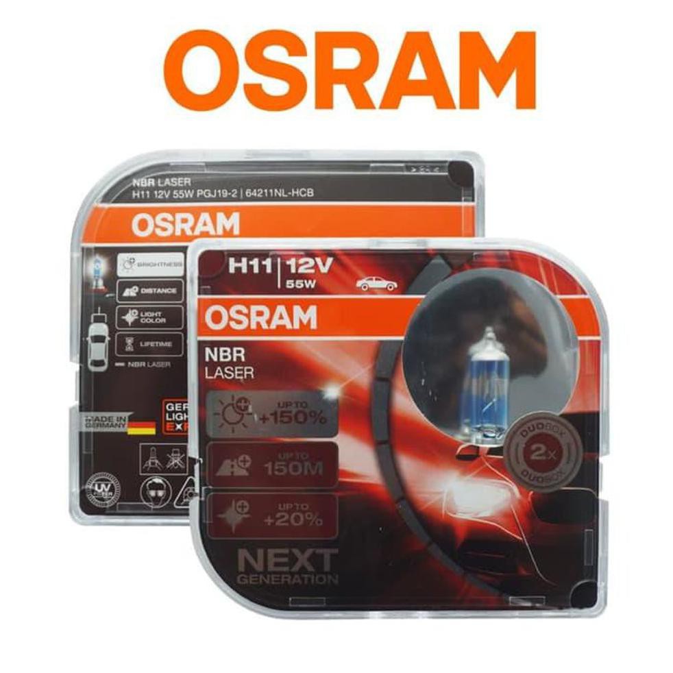 LJP OSRAM NIGHT BREAKER LASER H11 - LAMPU HALOGEN MOBIL