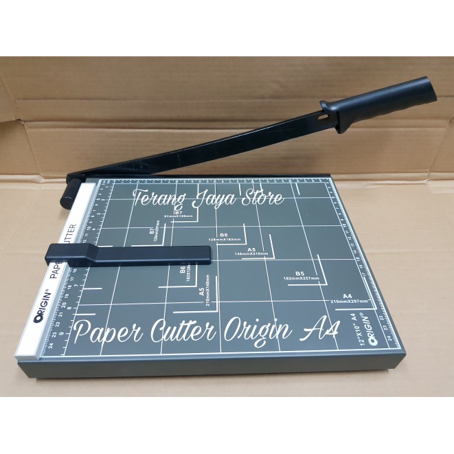 

Paper Cutter Origin A4/Pemotong Kertas A4 (Hitam) Origin A4R PCC-A4R