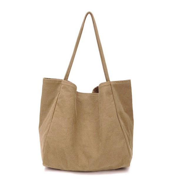 Nudie Bag Mocca Tas Kanvas Selempang Wanita Totebag Besar