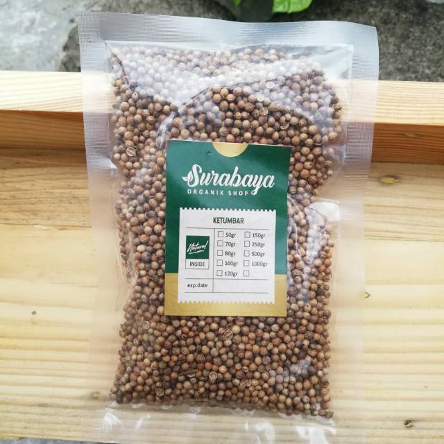 

SURABAYA HEALTHY SHOP BIJI KETUMBAR HITAM TEH HERBAL 100GR CORIANDER