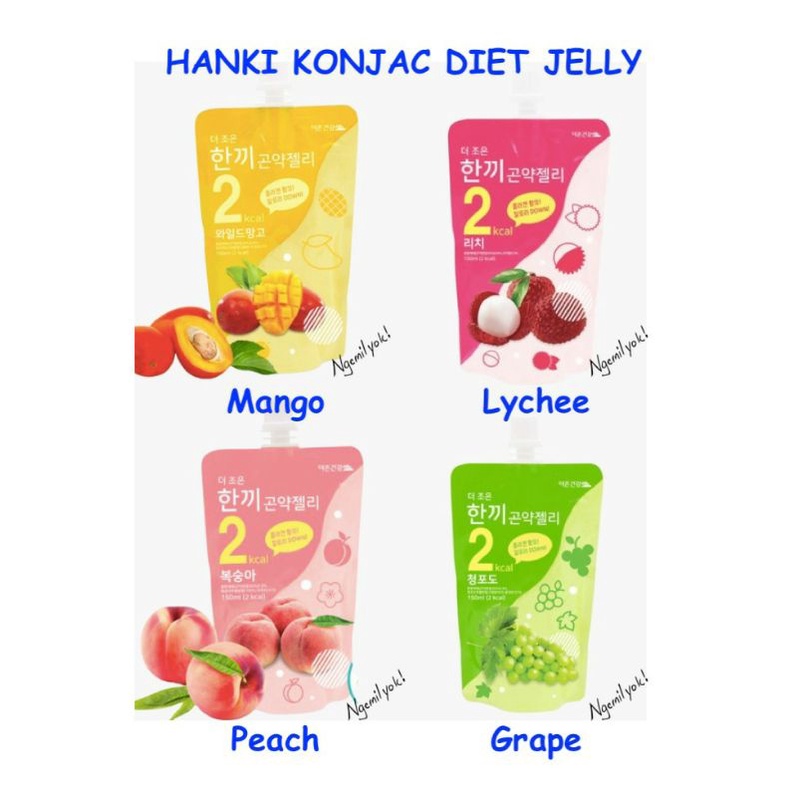 Hanki Konjac Jelly Korea 2kcal - Jelly Diet