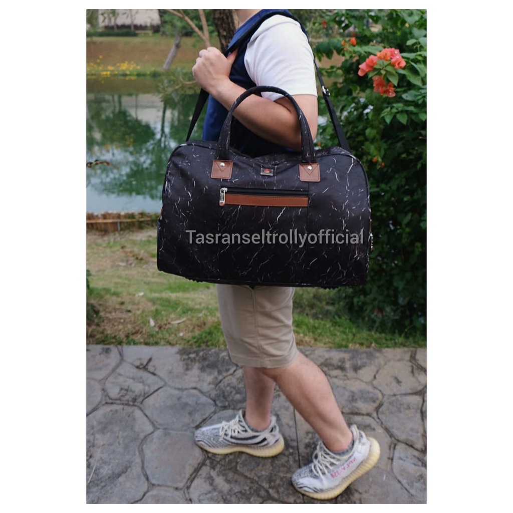 Tas Pakaian Travel Bag Polo Interclub 48cmx24x30 medium size original