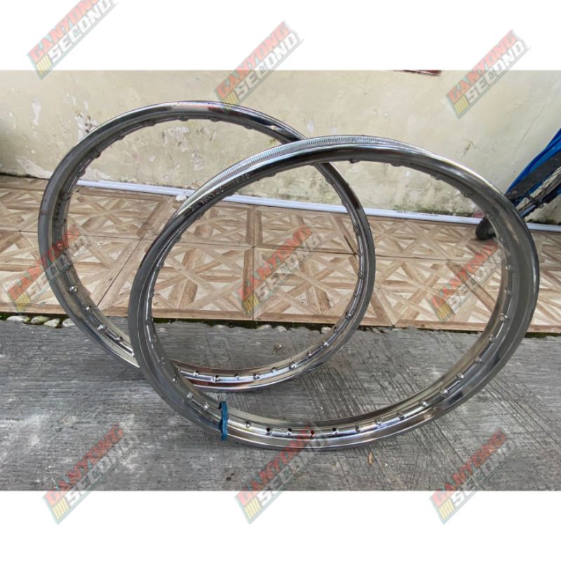 VELG DID BESI UKURAN 140-19 RING DID CROME ORIGINAL DID VELG