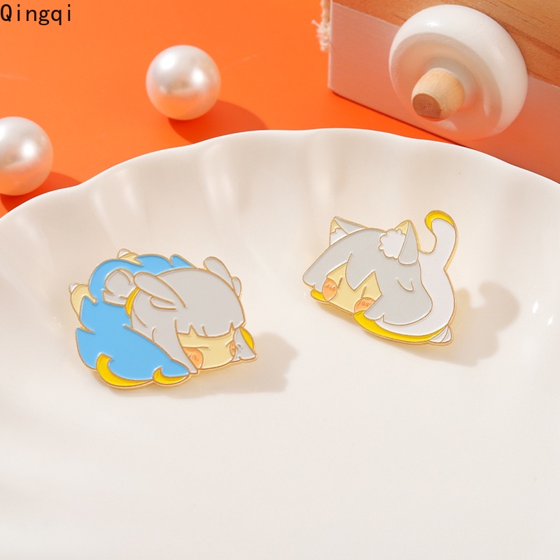 Bros Pin Enamel Desain Karakter Kartun Anime Sky Kids of The Light Untuk Aksesoris Pakaian