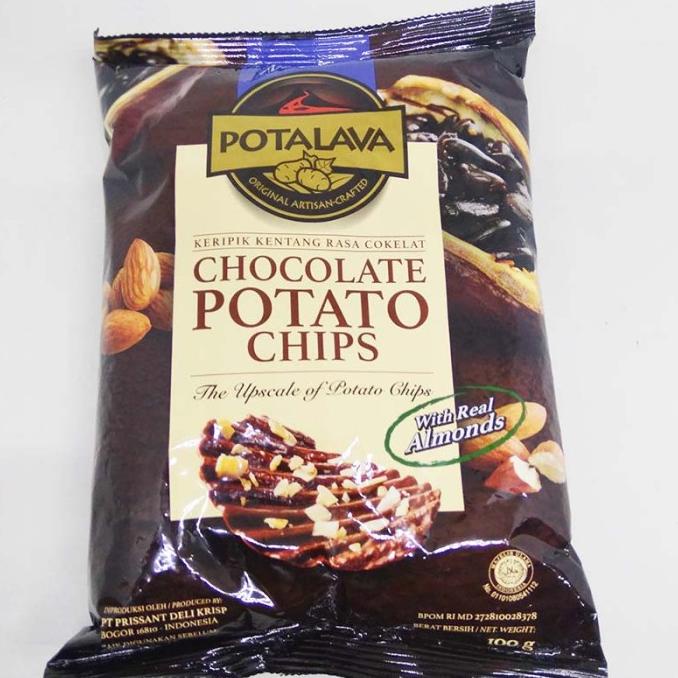 

!!!!!!] POTALAVA CHOCOLATE POTATO CHIPS 100 G