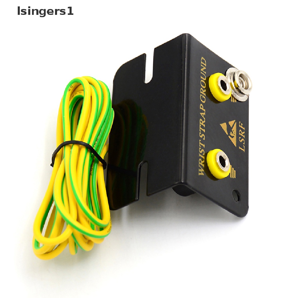 (lsingers1) Esd socket ground plug banana Ganda anti Statis Untuk strap Pergelangan Tangan