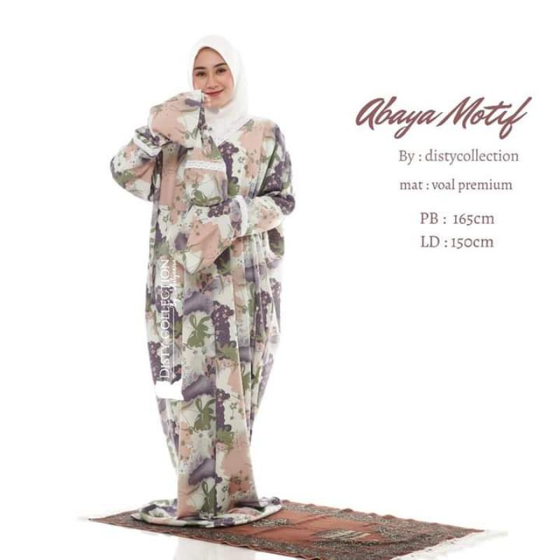 Mukena Abaya Sholat Voal XL | Shopee Indonesia