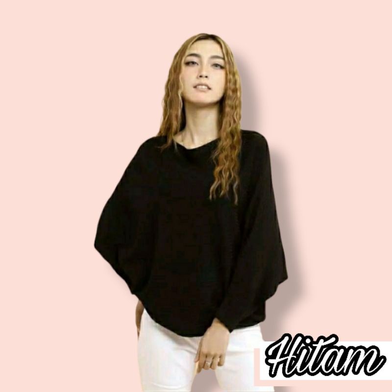 BATWING LASPERAL KNIT BLOUSE RAJUT POLOS OVERSIZE WANITA BAJU KALONG RAJUT WANITA BAJU RAJUT WANITA OUTER RAJUT WANITA ATASAN RAJUT WANITA TERLARIS TERLAKU TERMURAH TERBAIK COD KEKINIAN TRENDING VIRAL ISCO PUSAT GROSIR PRODUK RAJUT KNIT ONLINE TERBESAR-3