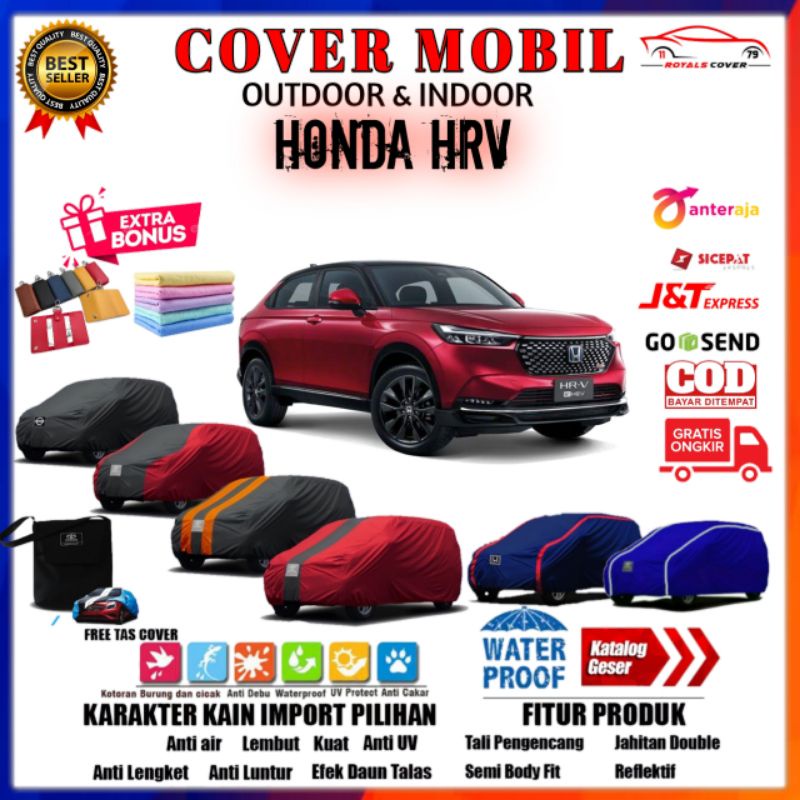 Cover Mobil HRV 2015, 2016, 2017, 2018, 2019, 2020 / Sarung Mobil Honda HRV / Tutup Selimut Outdoor