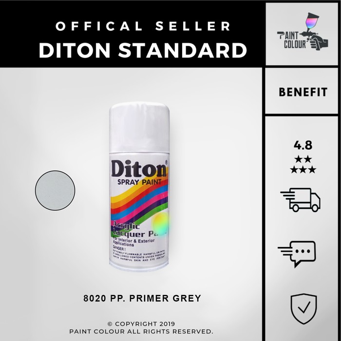 Diton 8020 PP PRIMER GREY Cat Semprot/Pylox/Samurai Motor/Helm/Gundam