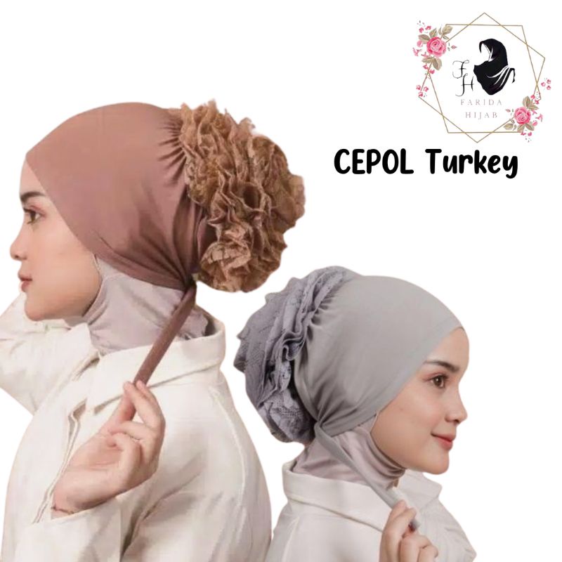 Inner turkey Cemol // Dalaman Hijab cemol premium