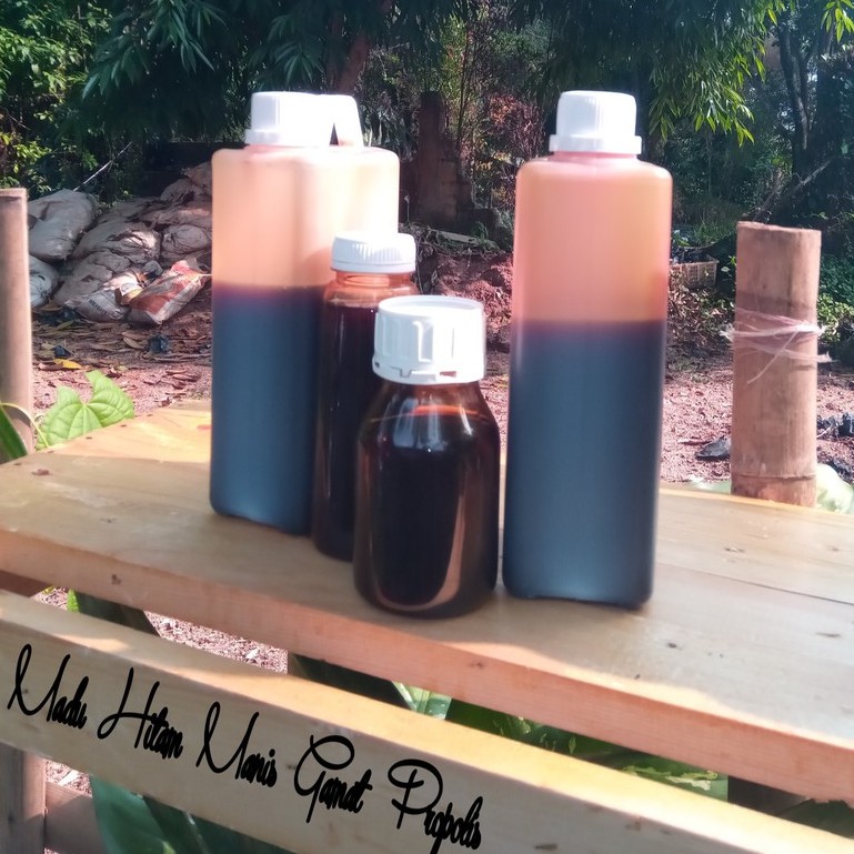 

Madu Hitam Manis Gamat Propolis 1kg