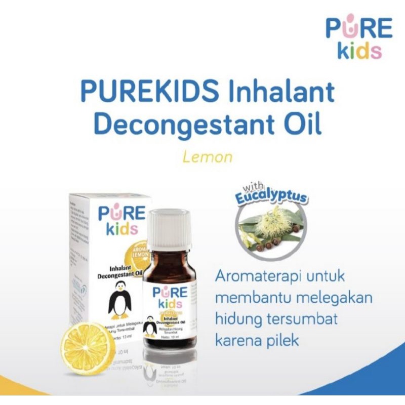 Pure Kids Inhalant Decongestant Oil 10ml