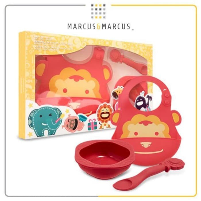 Marcus&amp;Marcus Alat Makan Baby Feeding Gift Set