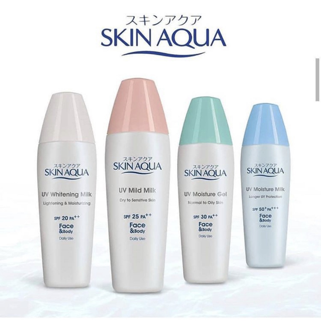 SKIN AQUA UV Moisture Milk 40gr | Moisture Gel / Whitening Milk / Mild Milk