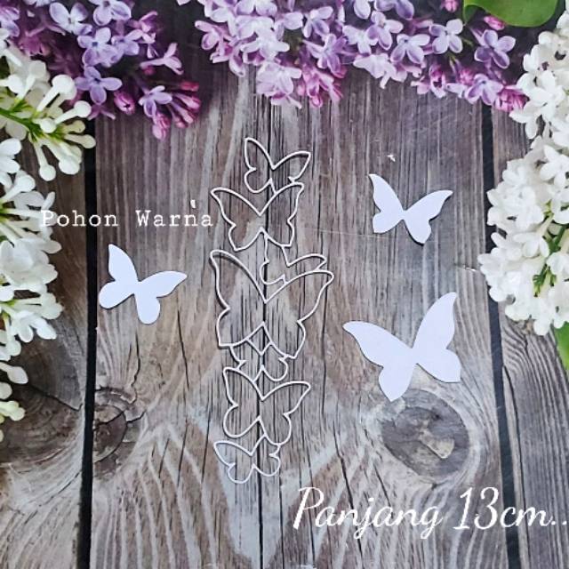 Scrapbook Border Kupu 3D