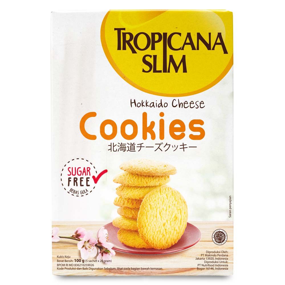 

Tropicana Slim Hokkaido Cheese Cookies 5 Sachet 100 gr