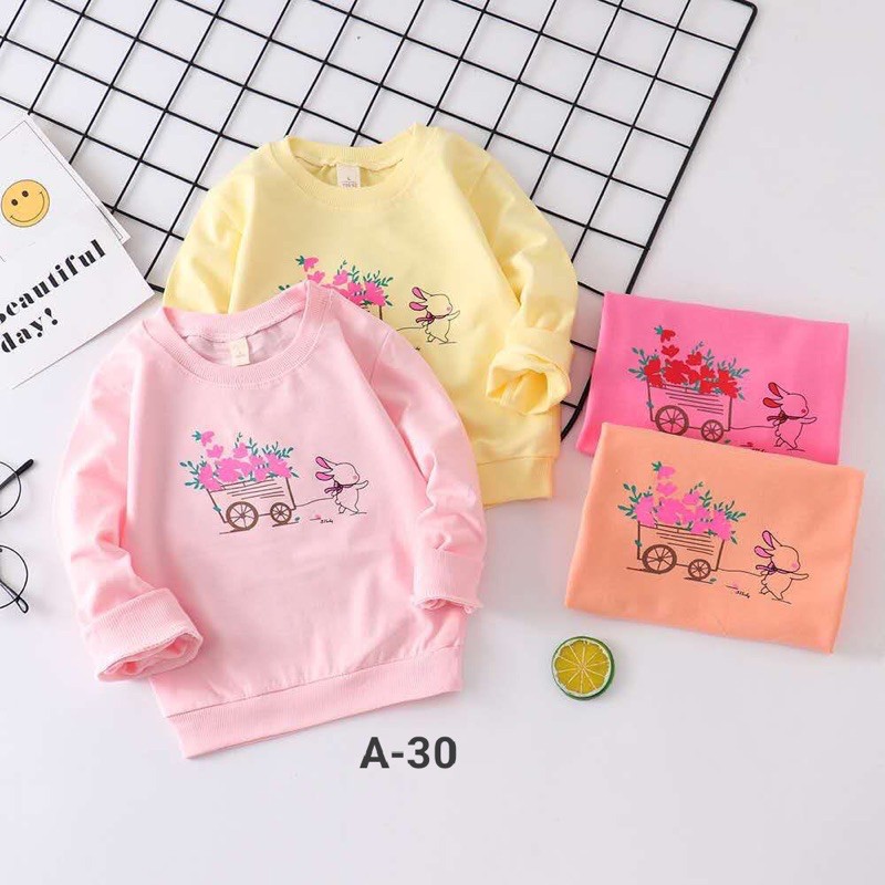 PAKET HEMAT 3 PICS Sweater Anak Perempuan Import Usia 3 Bulan - 3 Tahun/ Pakaian Anak 100% Import Katun