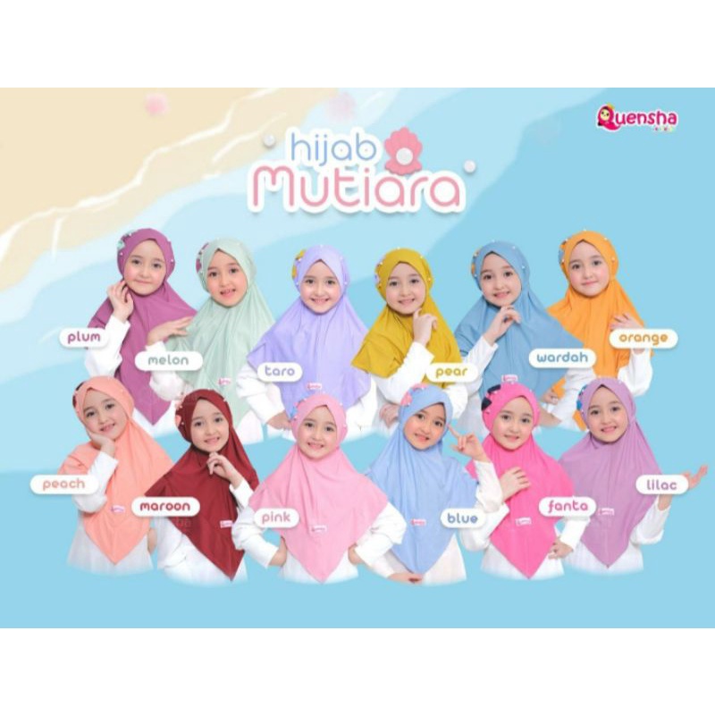 Hijab Mutiara original by Quensha babykids