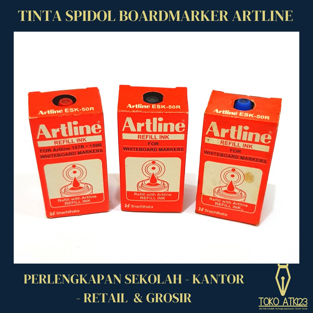 

Tinta Spidol / Whiteboard Ink ESK-50R Merk Artline