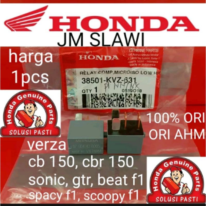 Relay Comp Stater Vario 125 Sm Beat F1 38501 KVZ 631-1