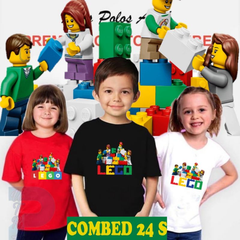 kaos Anak Baju Anak/Kaos Sablon/Lego/Kaos distro Kaos Anak laki laki Kaos Anak Perempuan