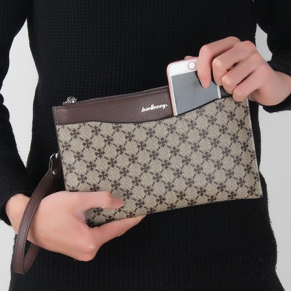BAELLERRY S5581 Clutch Pria Wanita Bahan Kulit PU Leather Premium WATCHKITE WKOS