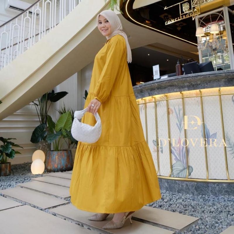 FELLIE MIDI DRESS BY DLOVERA DHILOVERA D'LOVERA BY OLLA