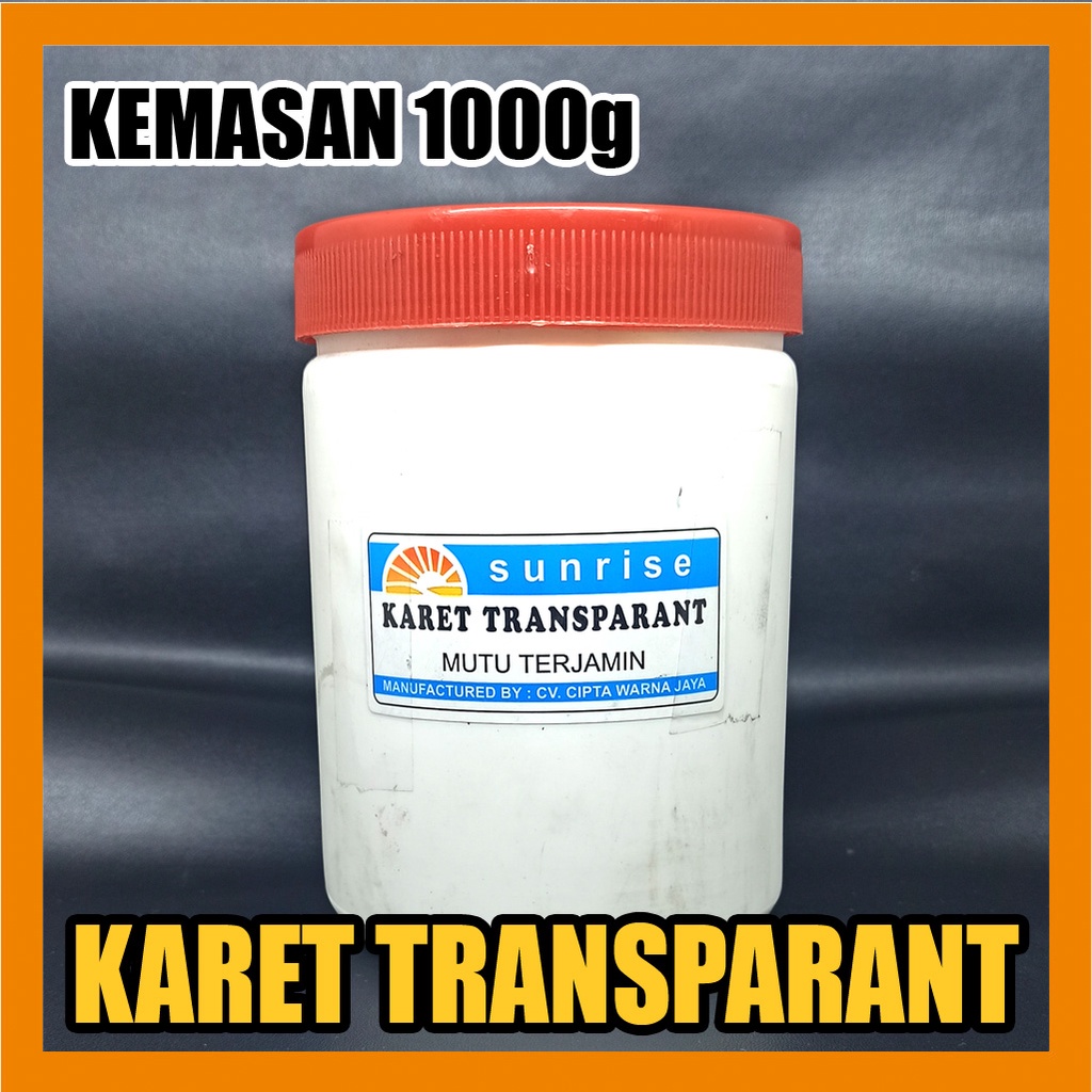 

Tinta Rubber Sablon Kaos Pasta Karet Transparant Sunrise 1000g