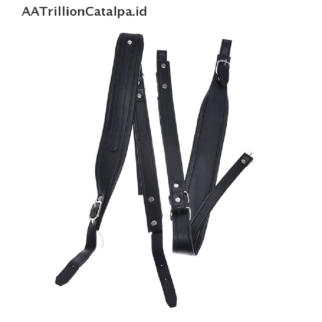 Aatrillioncatalpa Strap Bahu adjustable Bahan Kulit pu Untuk Akordeon bass 96-120