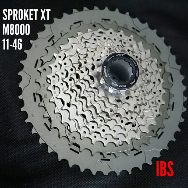 Sproket Casette XT M8000 11 speed 11 46 T