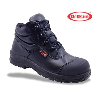 black work shoes with strap