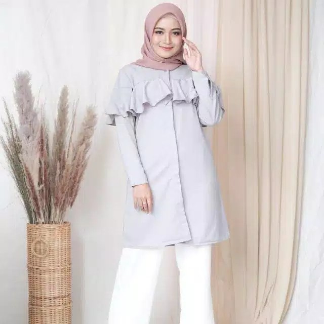 DISKON - SARAH BLOUSE - FLOTTILICIOUS / ATASAN MURAH / BLOUSE MURAH / GROSIR BAJU ONLINE