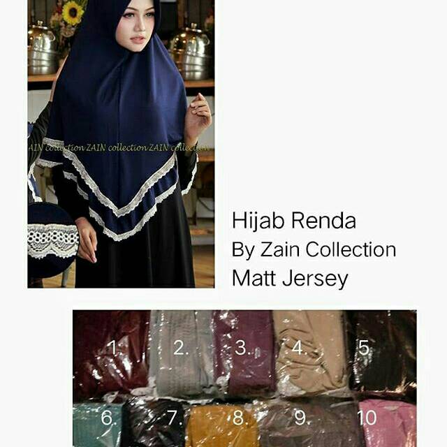 Hijab Instan syar'i / Hijab Renda jumbo syari
