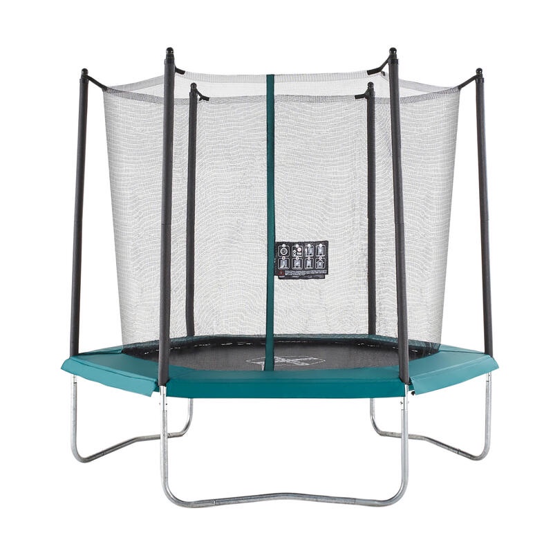 DOMYOS Trampoline Hexagonal 240 Diameter 2,4 Meter dan Tinggi 2,23 Meter