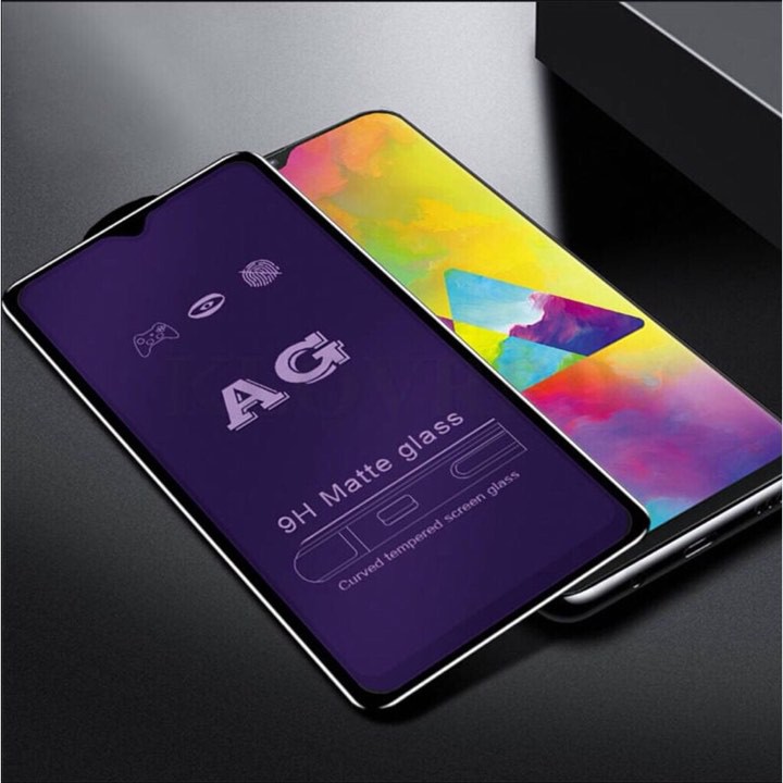 pelindung layar Samsung A50S A30S A20S A10S A10 A20 A30 A50 A70 A9(2018) A7(2018) Anti Blueray Matte 5D Clear Full Screen Tempered Glass