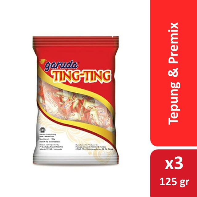 

Ting-Ting Garuda 125gr x3