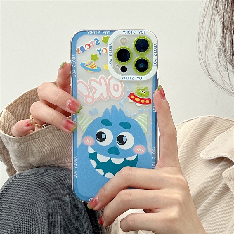 Casing Silikon Huawei Y9 Prime 2019 Nova 9 7 7i 7se 6 Se Pro Nova 5T 4e 3i 3e Y7A Y9s Honor 8X Motif Monster Mata Besar