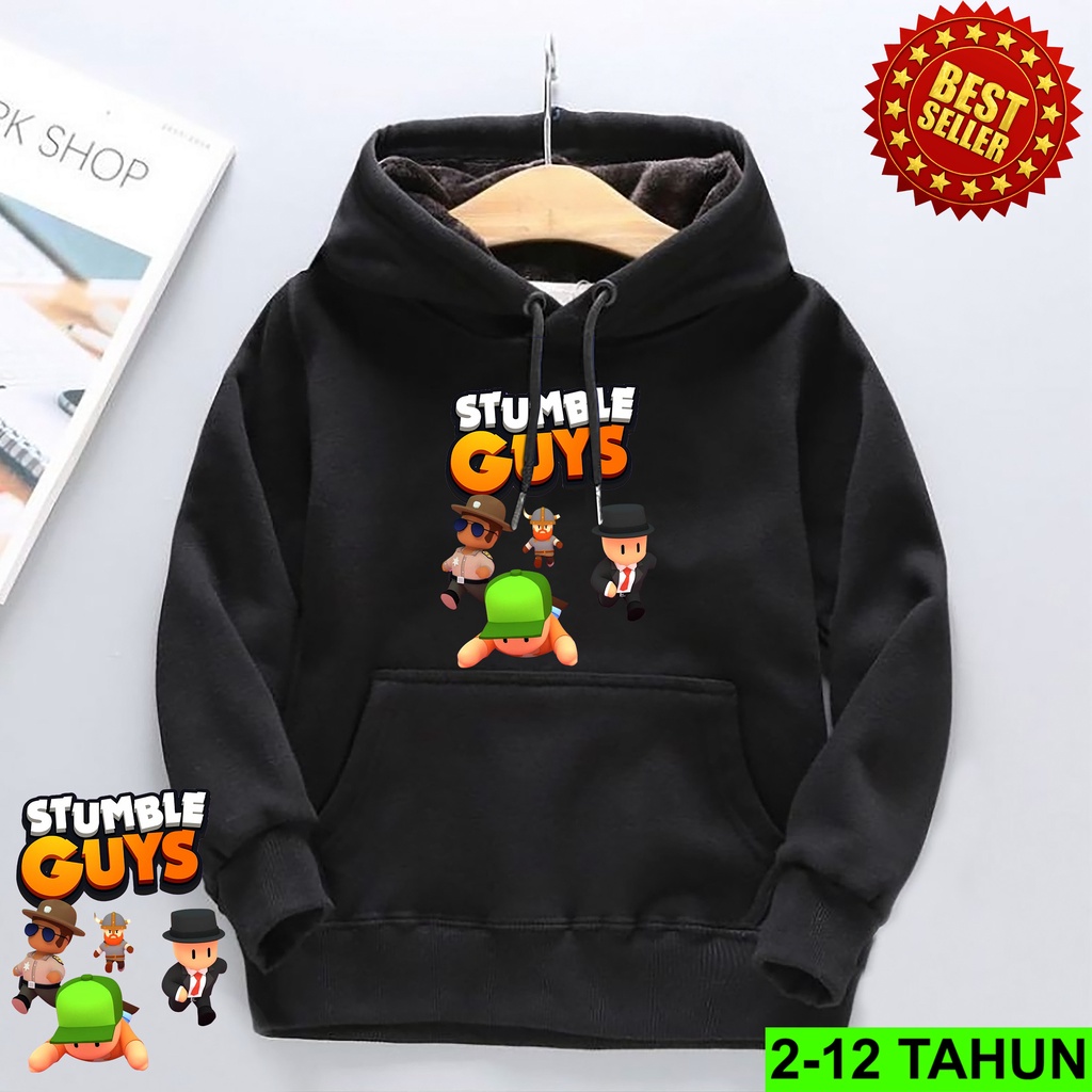 Hoodie Stumble Guys Anak Laki Laki Perempuan / Hodie Anak Usia 2 3 4 5 6 7 8 9 10 11 12 Tahun / Jaket Game Stumble Guys Anak Cewek Cowok / Switer Distro Bisa Cod / Suiter STUMBLE GUYS Anak Terbaru / Sweeter Anak / Switer Anak