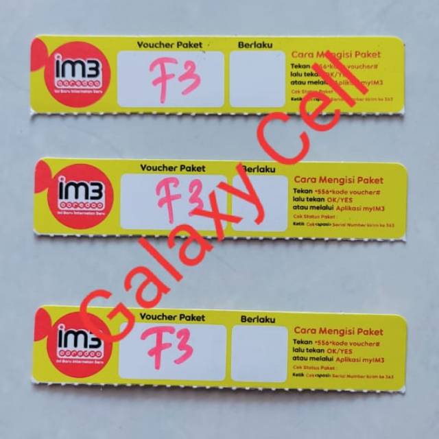 VOUCHER INDOSAT FREEDOM 3 GB