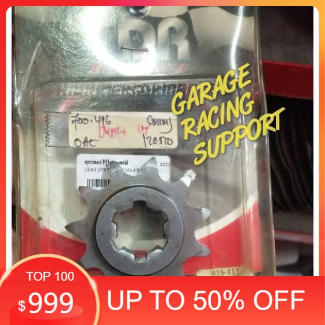 PROMO GEAR GIR DEPAN JUPITER Z RX KING FIZR 11T RANTAI 415 TDR