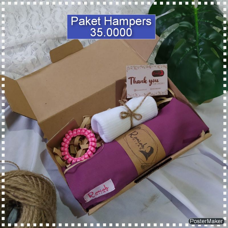 

Gift box hijab / Hampers kado / Hampers wisuda / Hampers Ultah Hampers