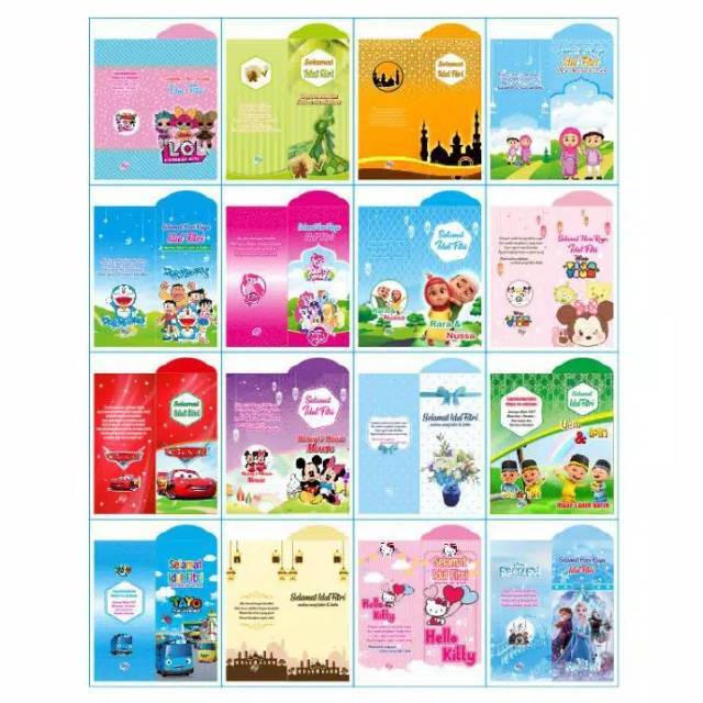 

Angpao Amplop Lebaran Premium Besar 7x16cm 1 pack isi 10 pcs