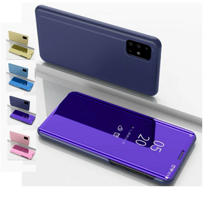 Case Samsung Galaxy M51 M 51 FlipCase Hard miror Clear Premium