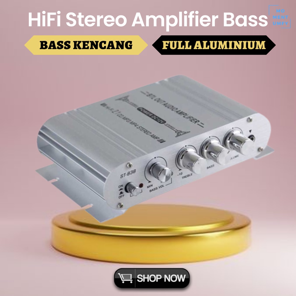 CLAITE Aksesoris Audio Mesin Modul Power Speaker HiFi Amplifier Mini Bluetooth Wireless Speaker Subw