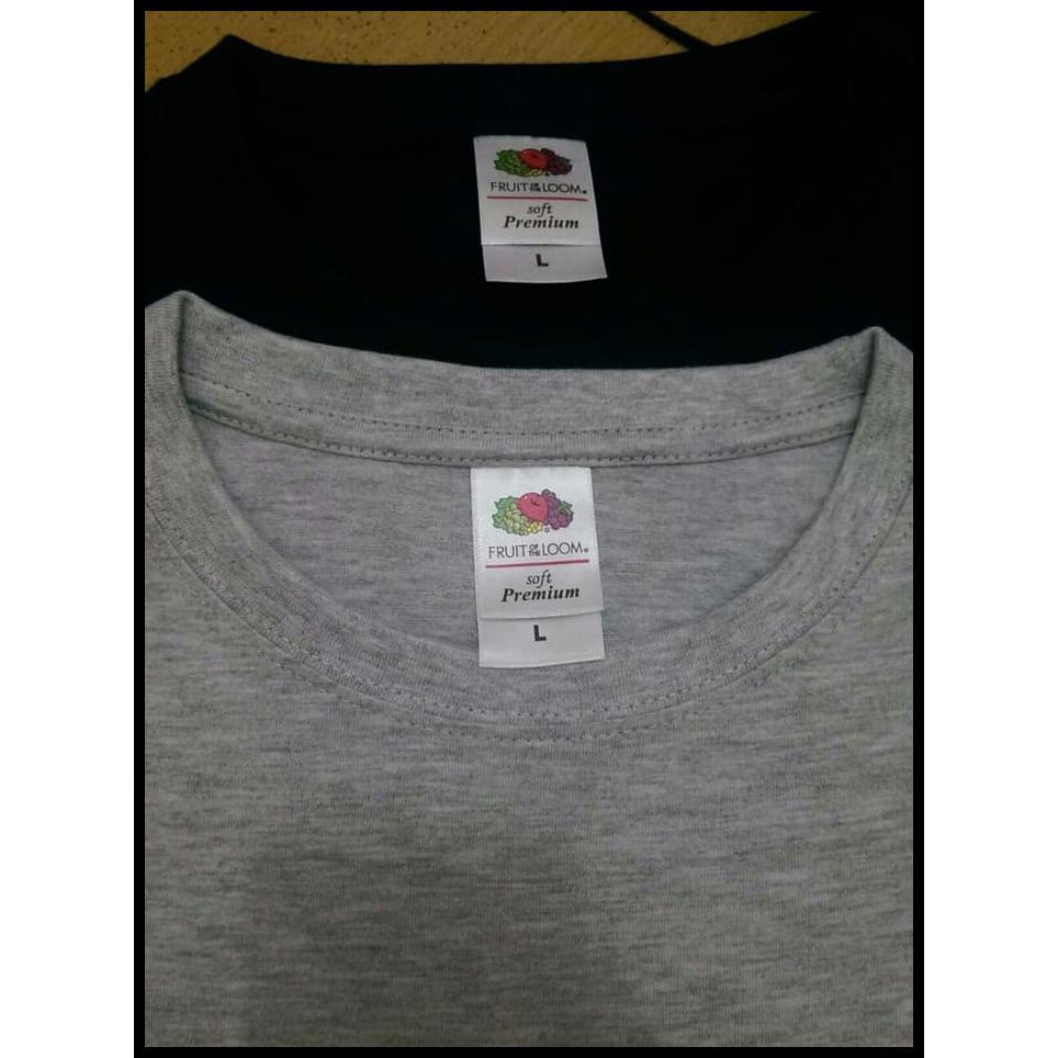 DISKON FRUIT OF THE LOOM SOFT PREMIUM TEE FOTL KAOS POLOS BY: GILDAN PLUS