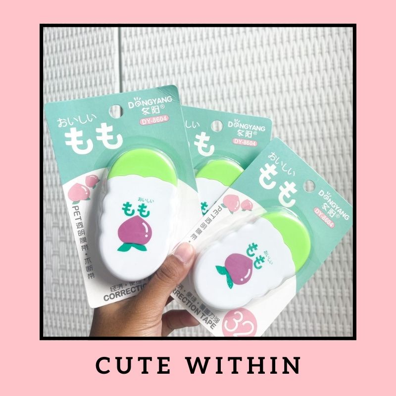 

TIPE-X KERTAS PEACH LUCU UNIK ALAT TULIS SEKOLAH KANTOR