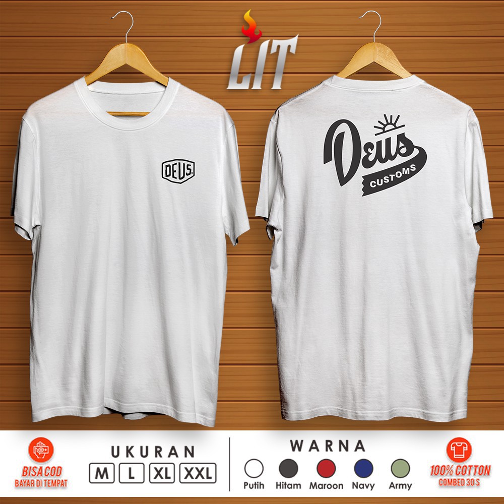Kaos Baju Deus Ex Machina Bali Canggu Japan Motorcycles Custom